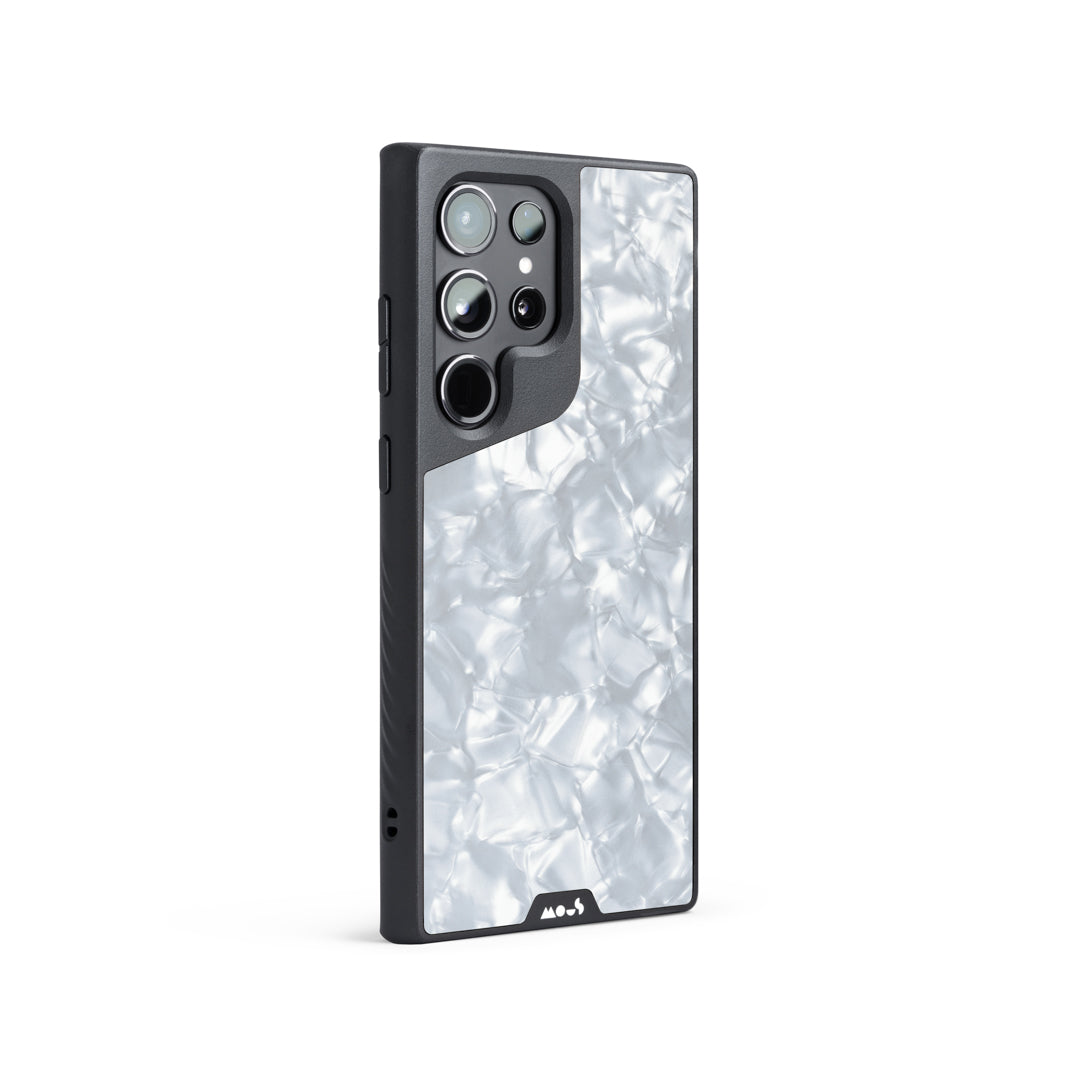 Silver Pearl Protective Phone Case - Limitless