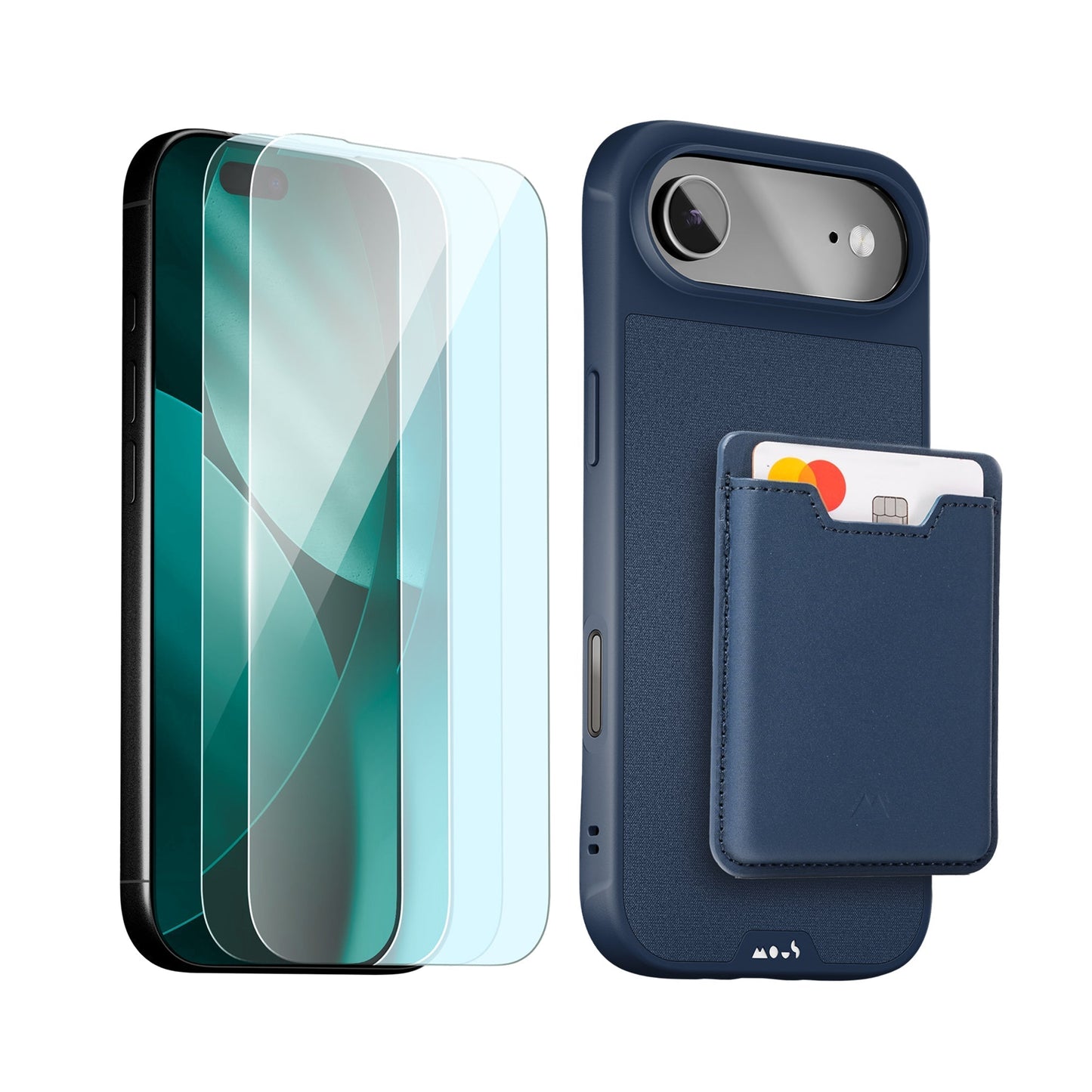 Marine Protective Case, Screen Protector and Card Wallet - Apple Starter Kit