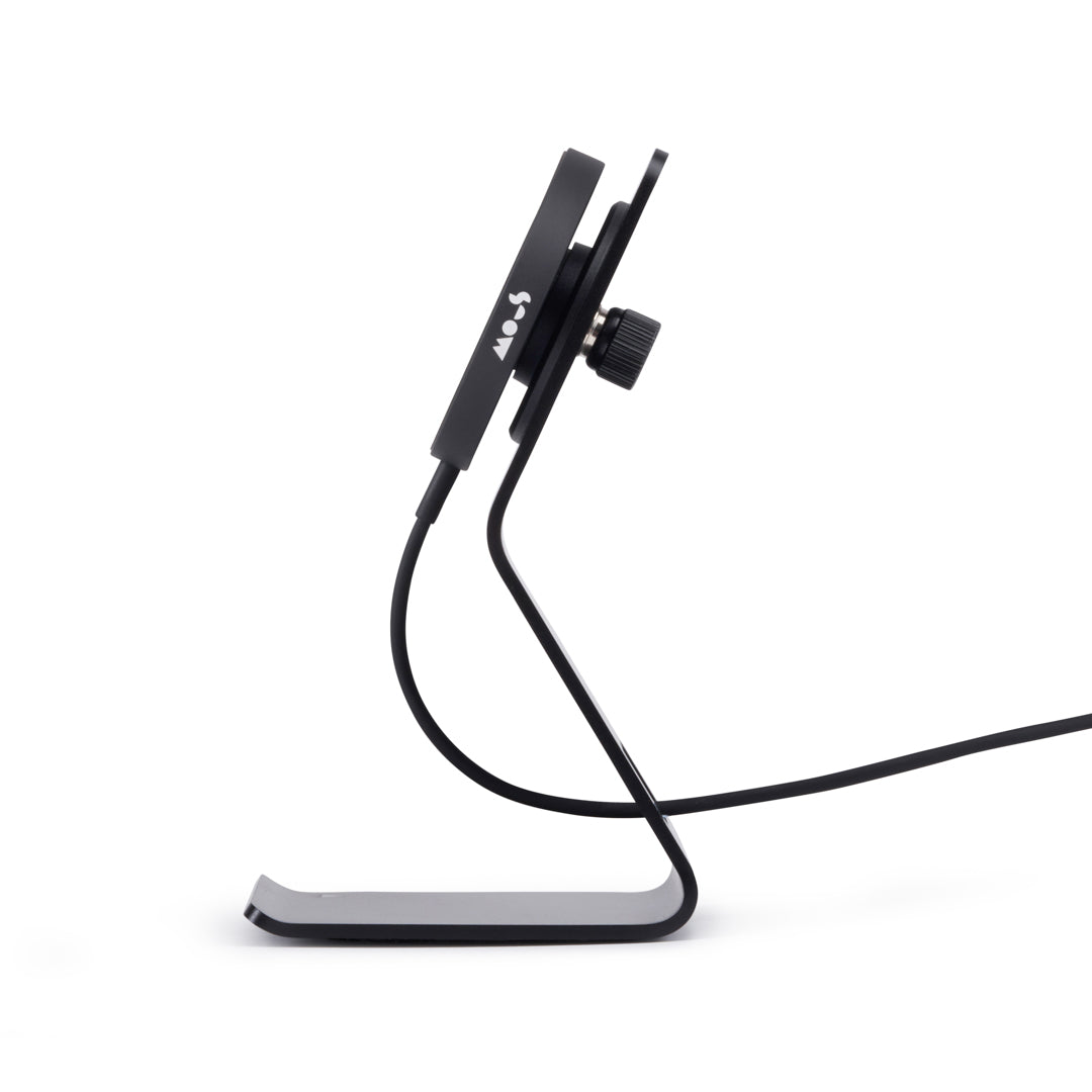 Matte Black Wireless Charger and Stand
