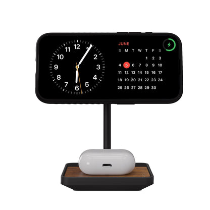 Wireless Charging Stand - Walnut