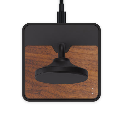 Wireless Charging Stand - Walnut