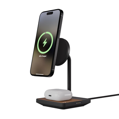Wireless Charging Stand - Walnut