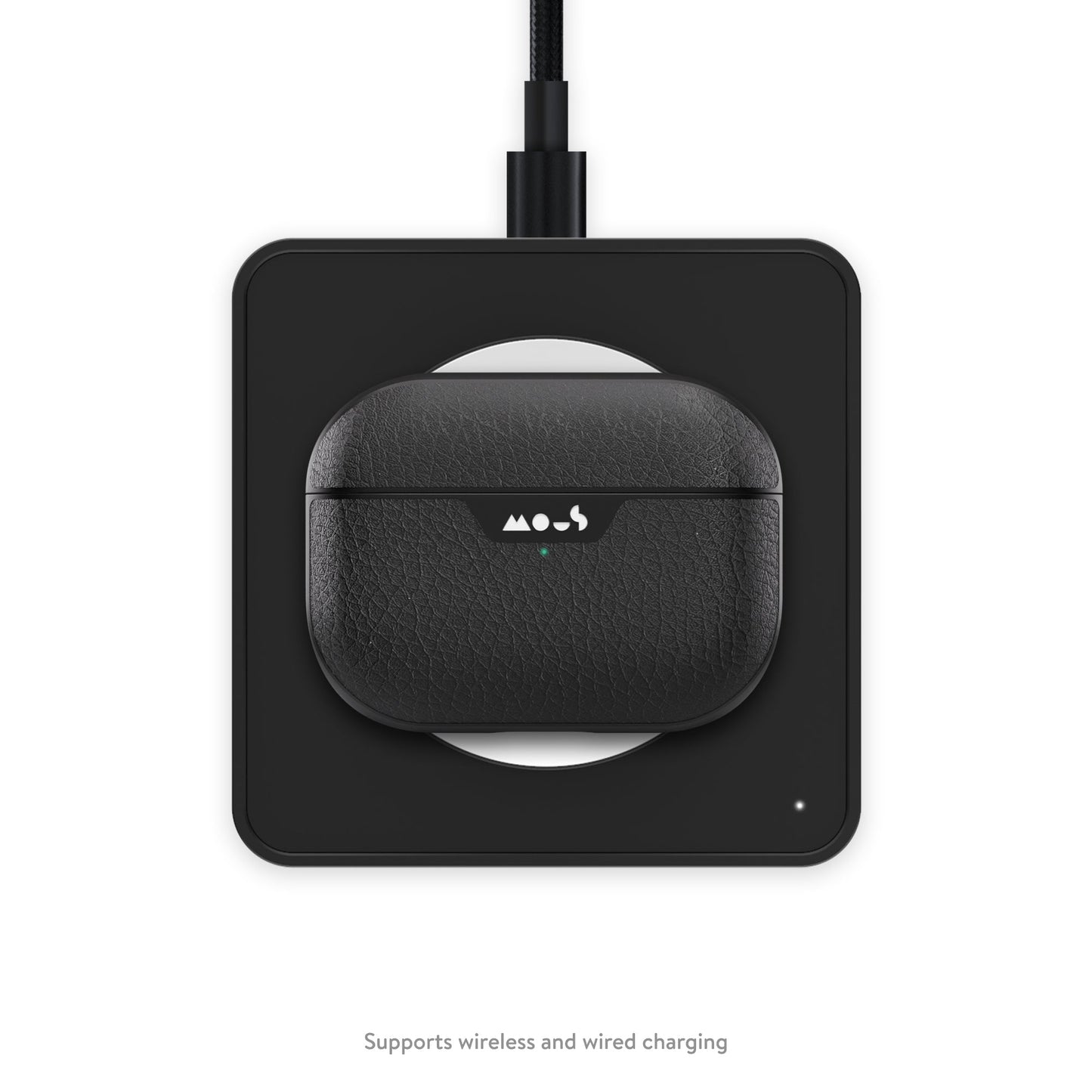 Black Leather AirPods Pro Case