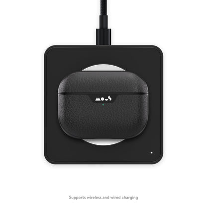 Black Leather AirPods Pro Case