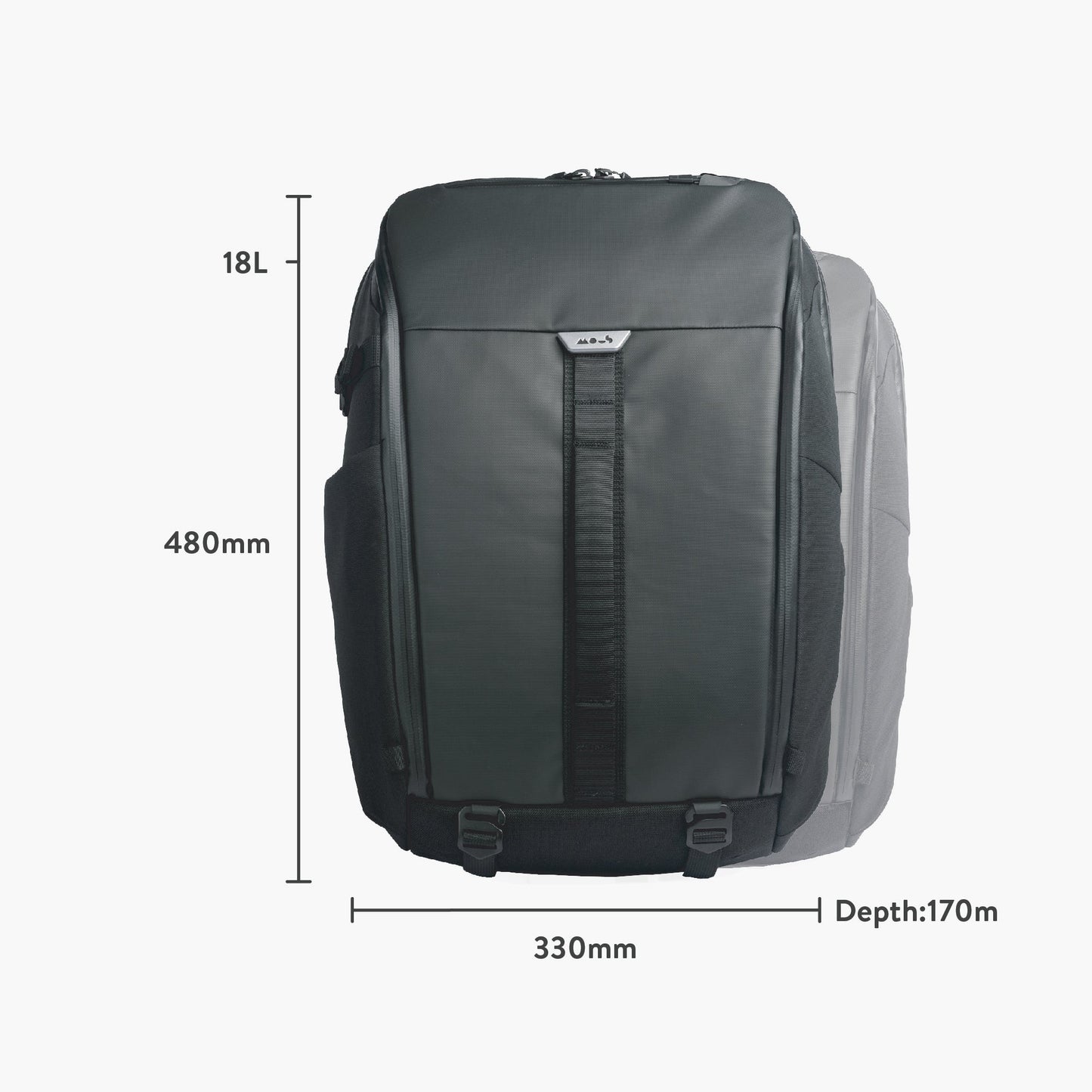 Protective Zip Backpack - Extreme