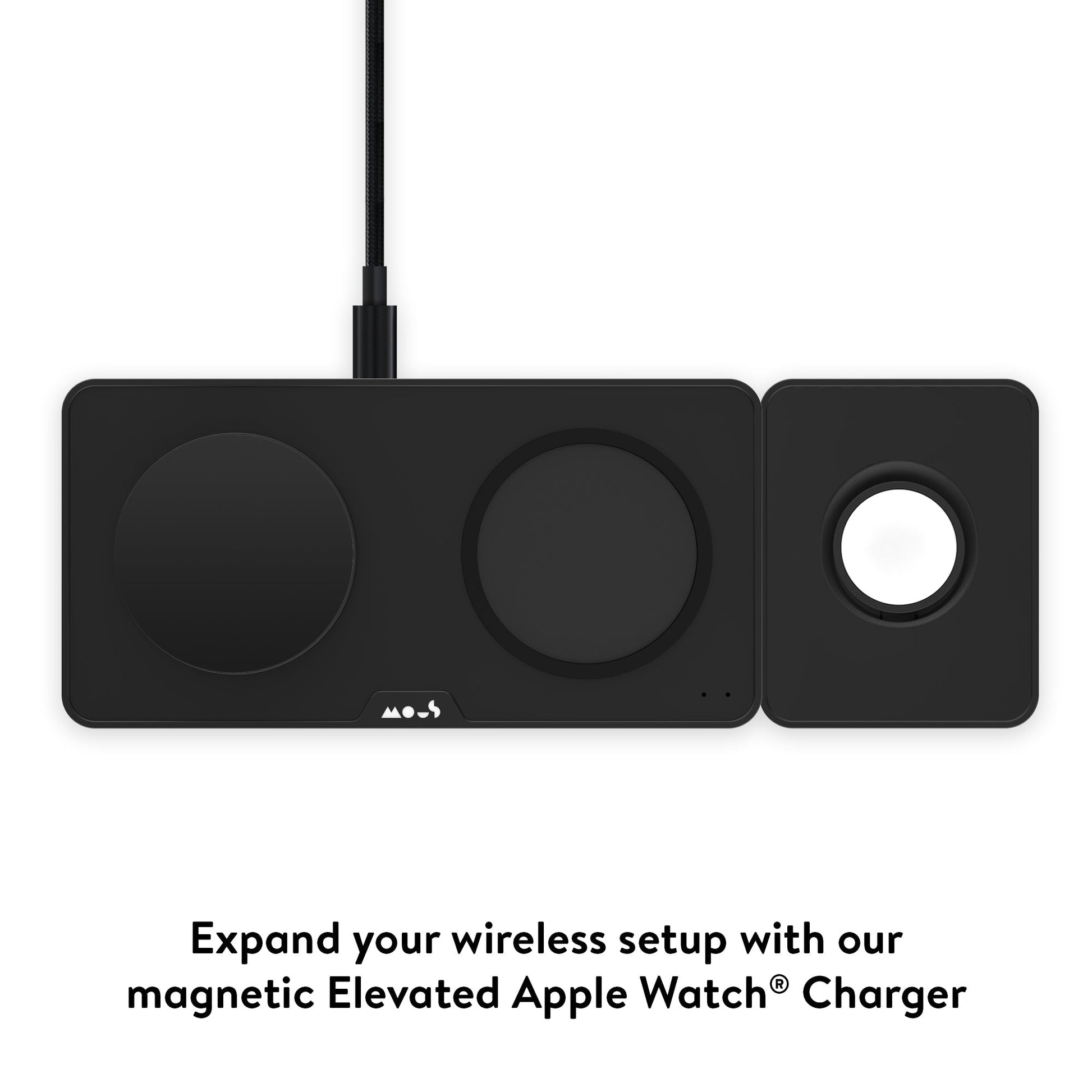 Matte Black Wireless Charging Station