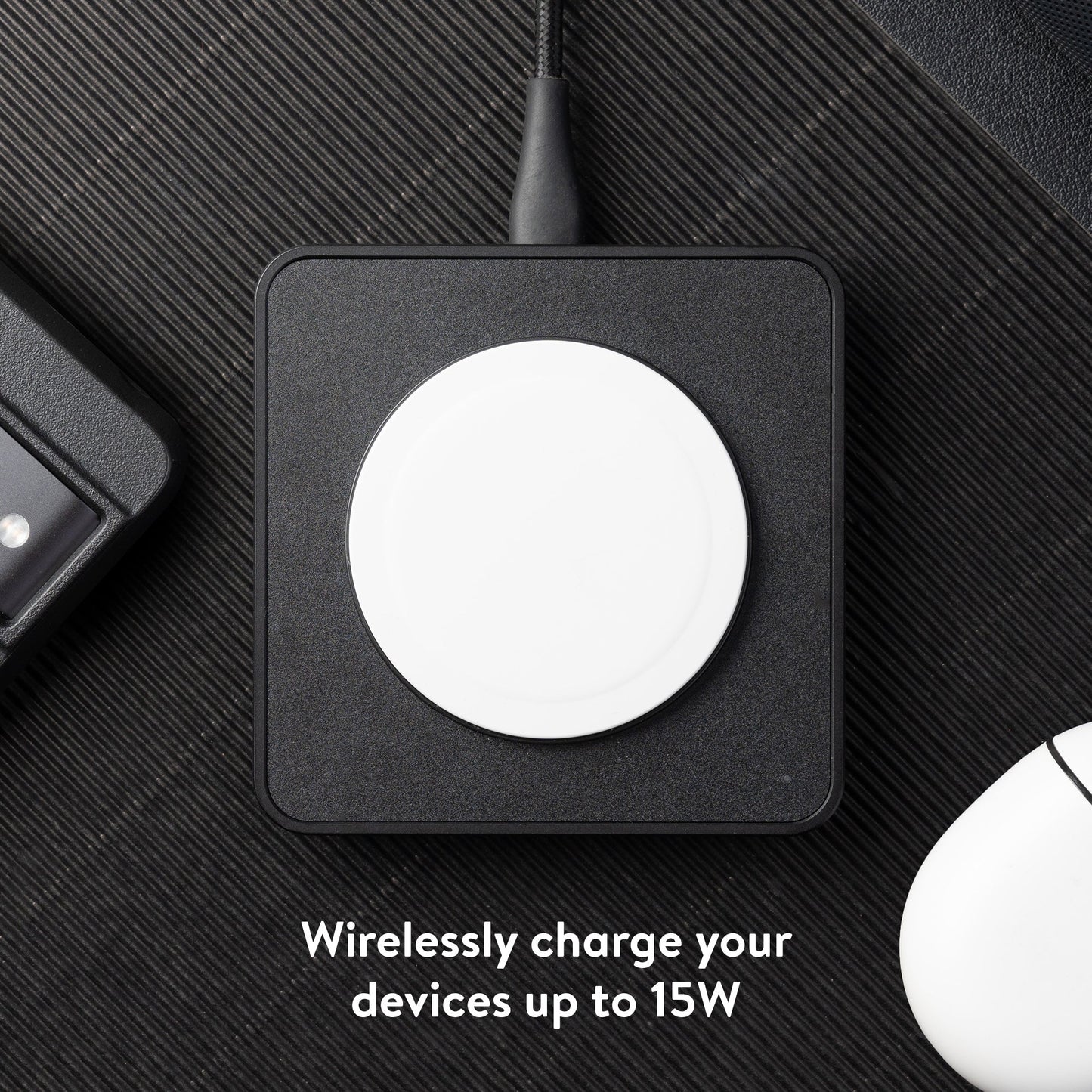 Matte Black Wireless Charging Pad