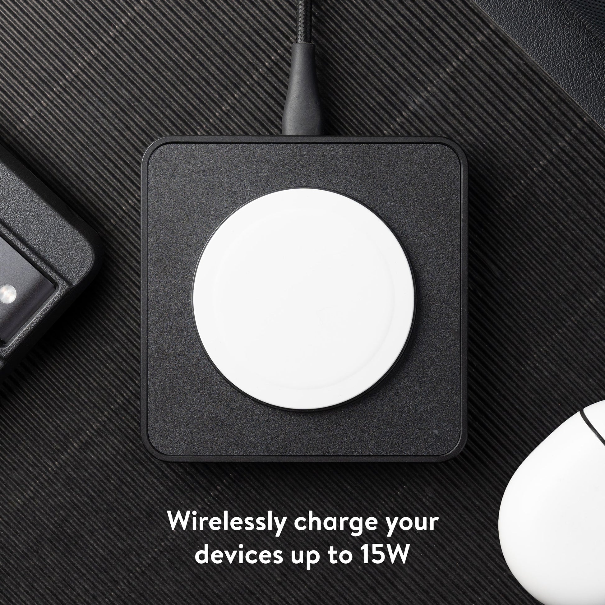 Matte Black Wireless Charging Pad