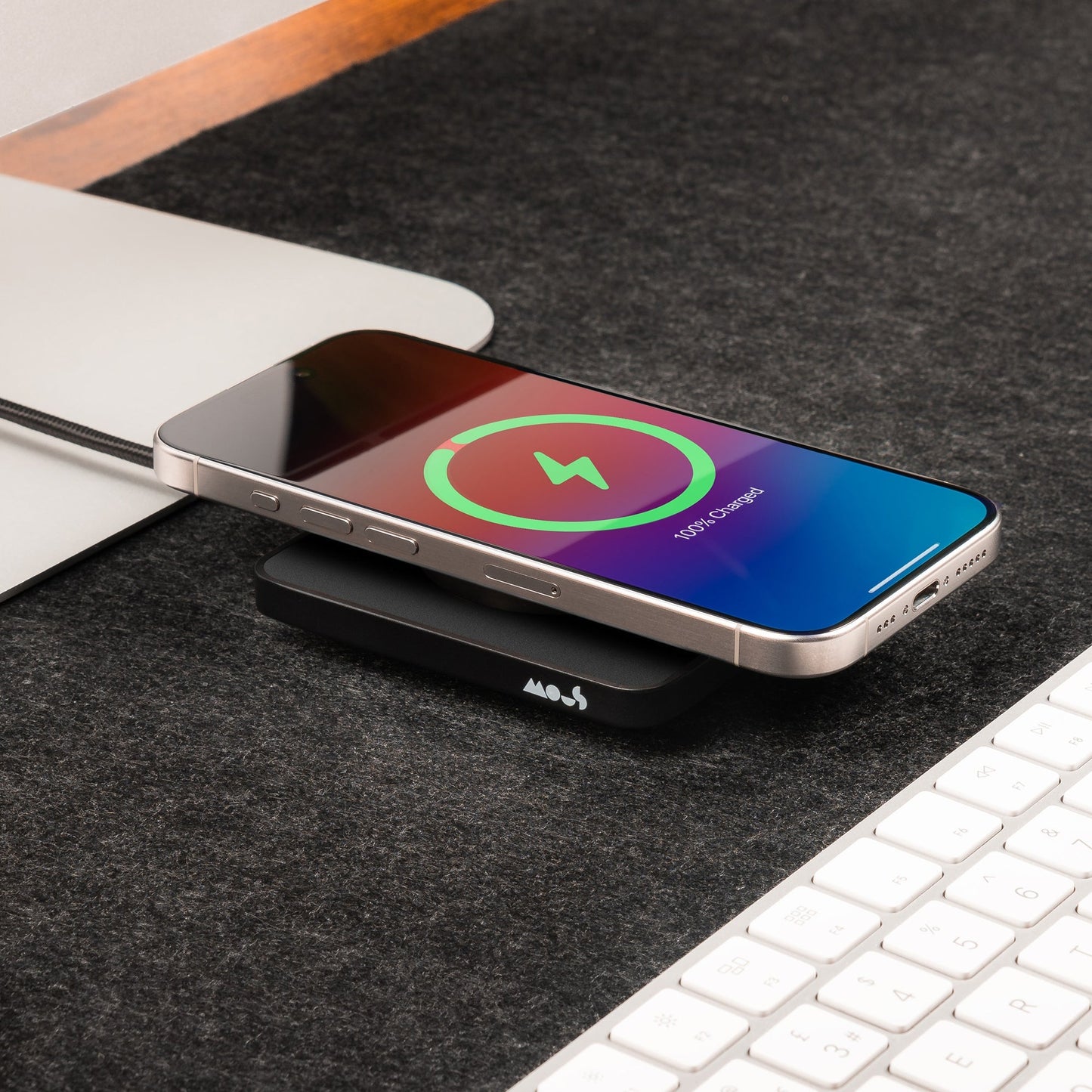 Matte Black Wireless Charging Pad