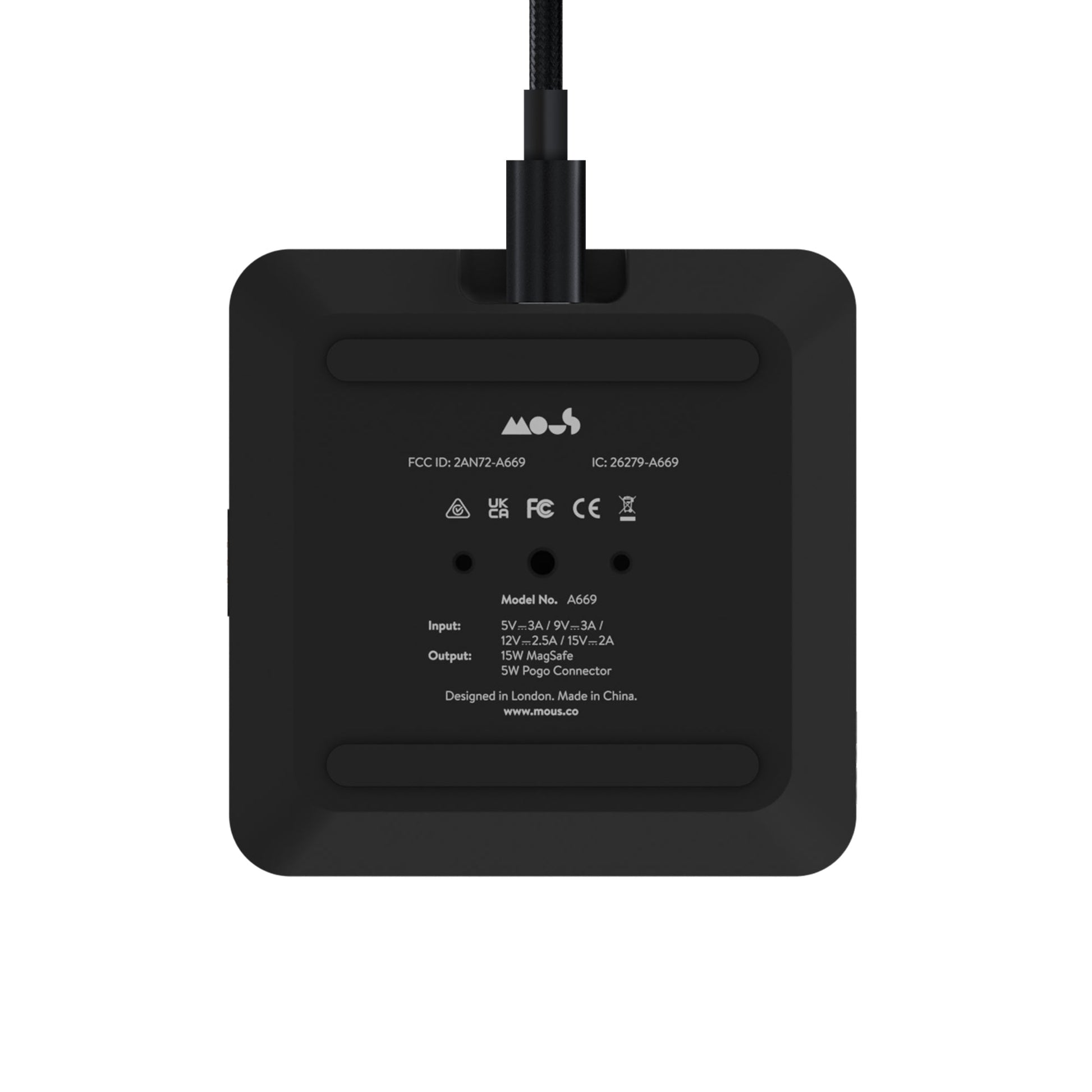 Matte Black Wireless Charging Pad