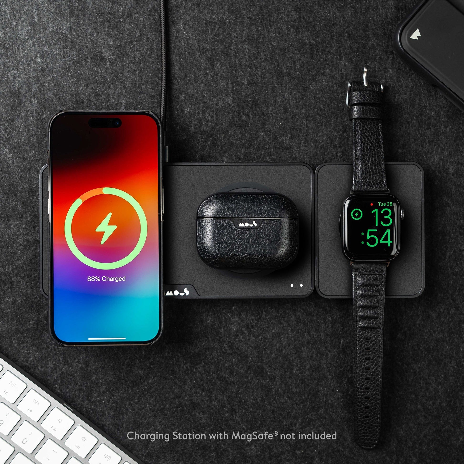 Matte Black Wireless Apple Watch® Charger