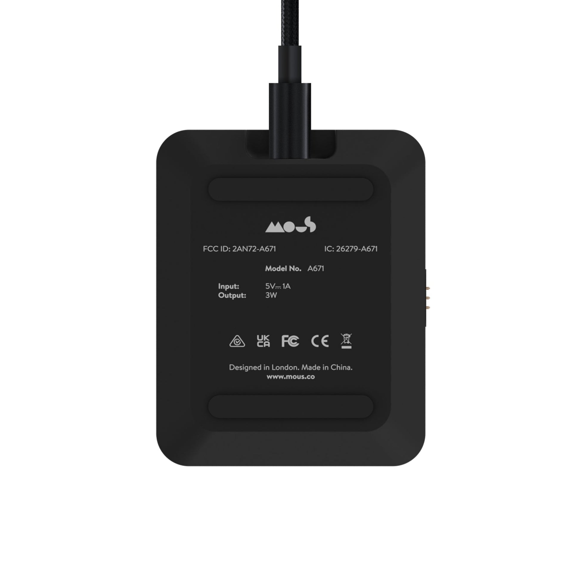 Matte Black Wireless Apple Watch® Charger