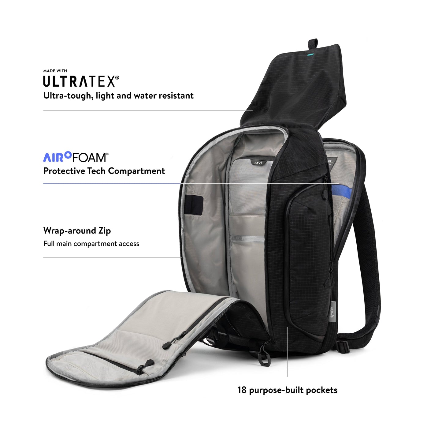 Protective Lid Backpack with UltraTex® - Optimal