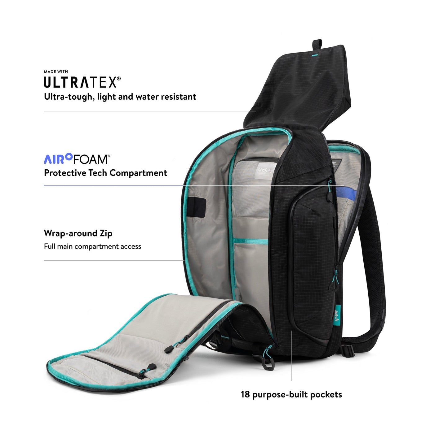 Protective Lid Backpack with UltraTex® - Optimal x Mercedes-AMG F1 Team