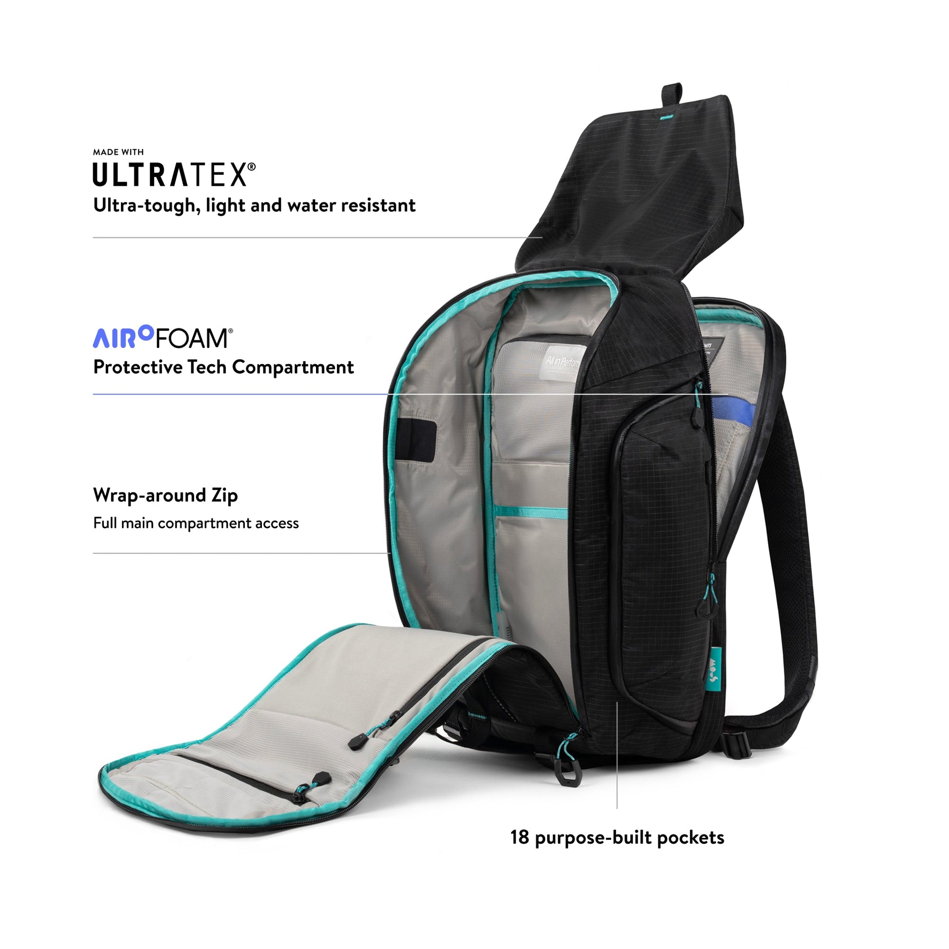 Protective Lid Backpack with UltraTex® - Optimal x Mercedes-AMG F1 Team