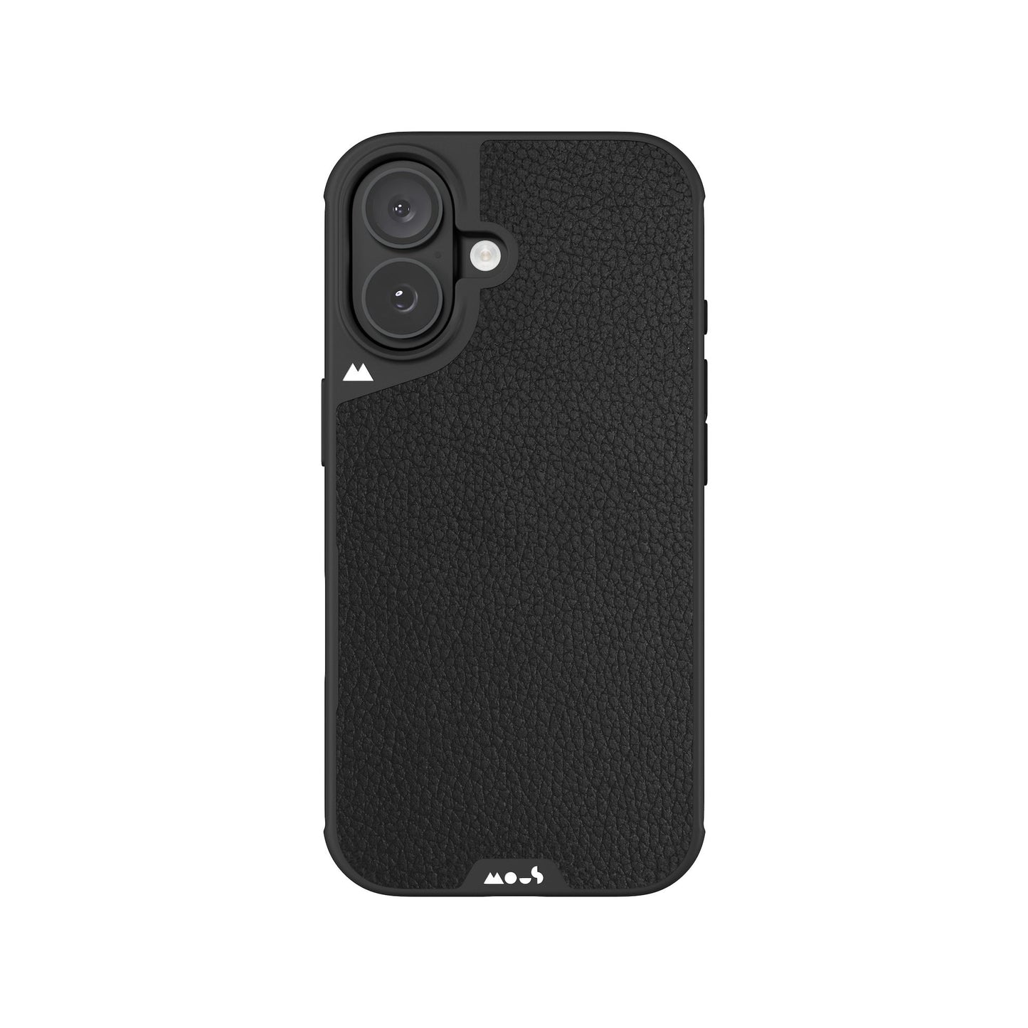 Black Leather Protective Phone Case with Camera Control Button - Limitless