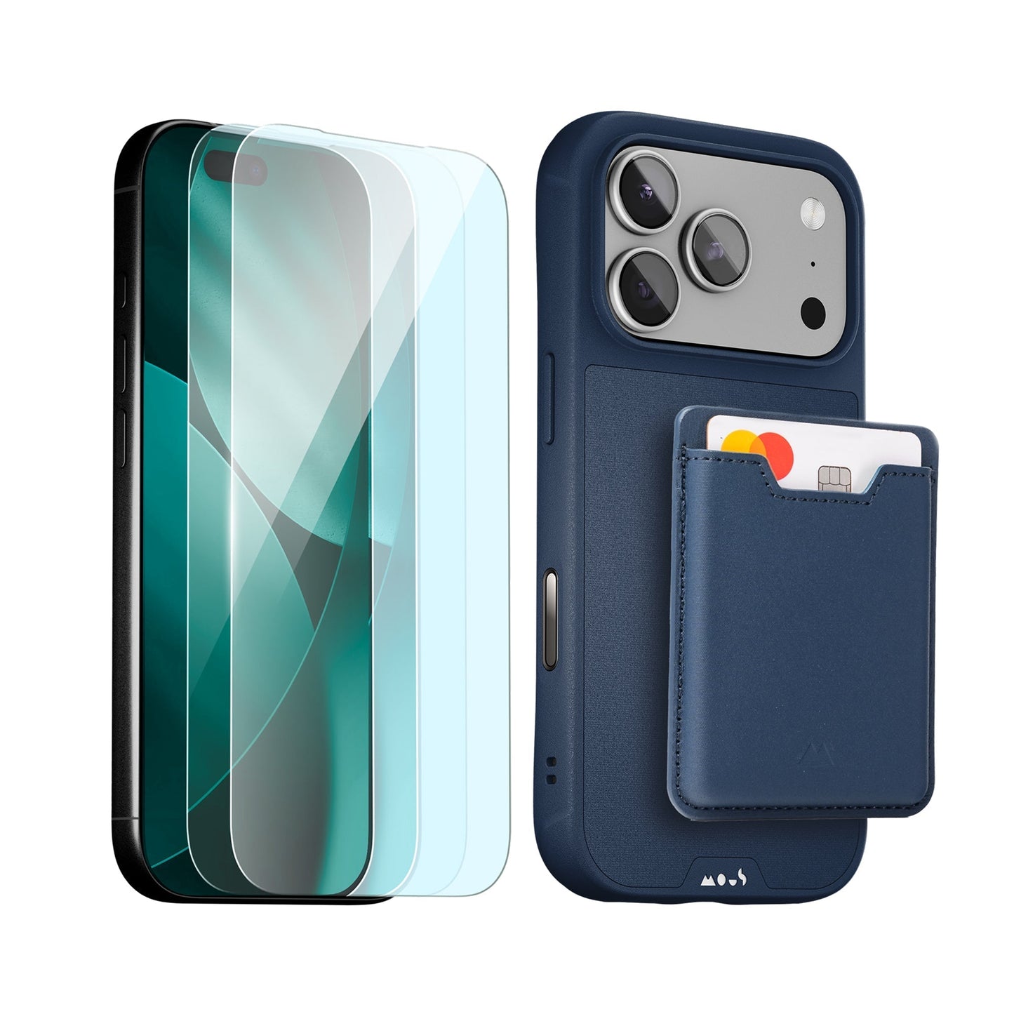 Marine Protective Case, Screen Protector and Card Wallet - Apple Starter Kit