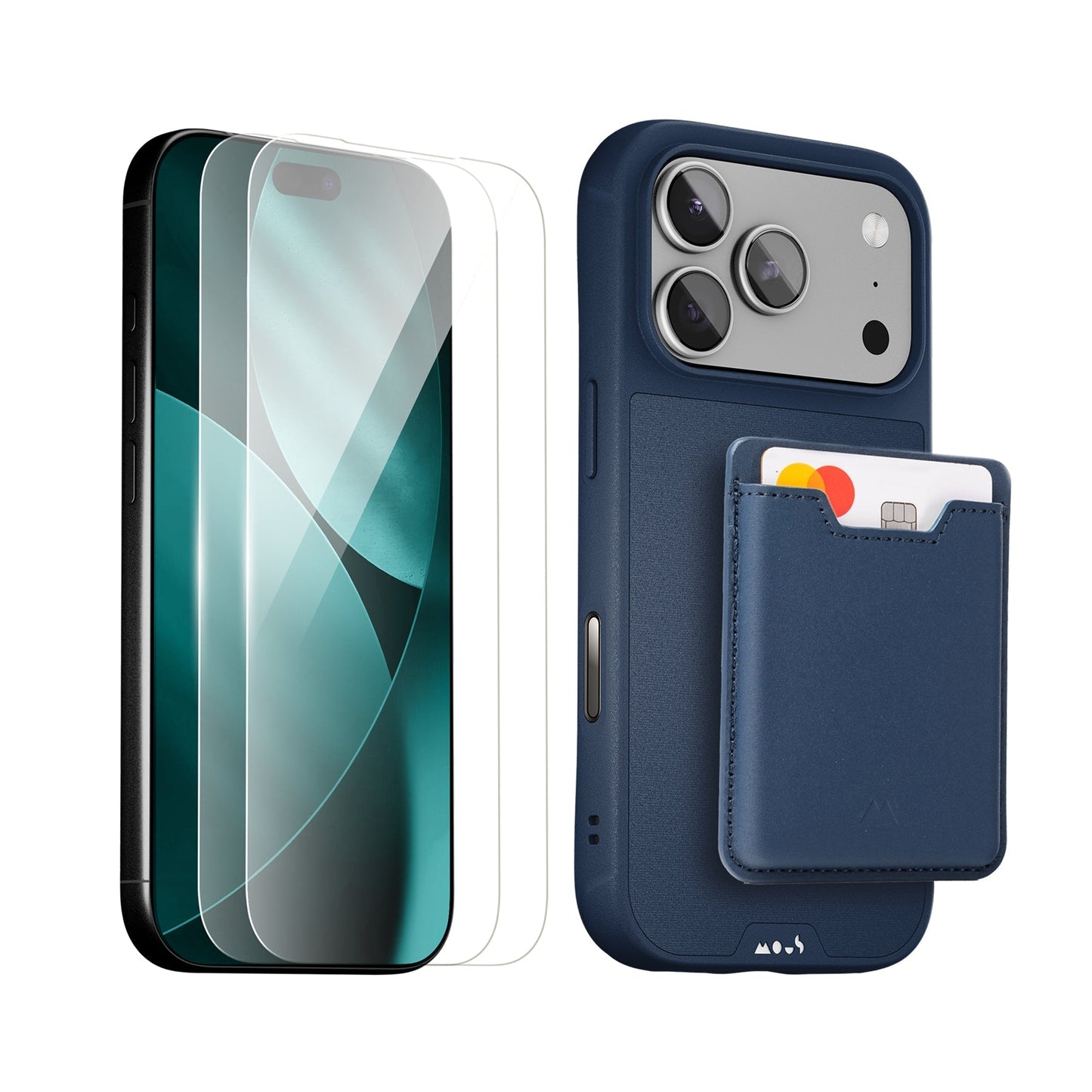 Marine Protective Case, Screen Protector and Card Wallet - Apple Starter Kit