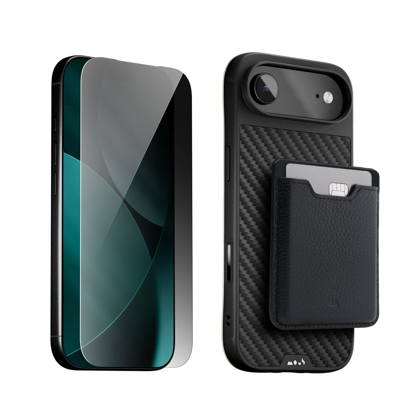 Aramid Fibre Protective Case, Screen Protector and Card Wallet - Apple Starter Kit