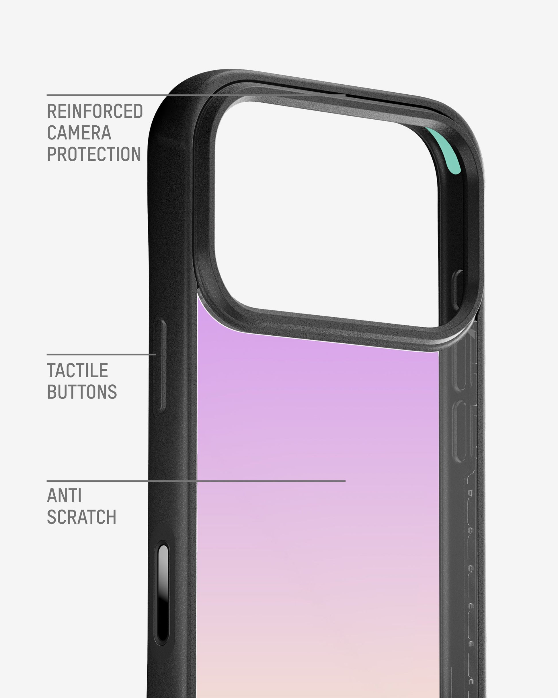 Protective Iridescent Phone Case - Clarity