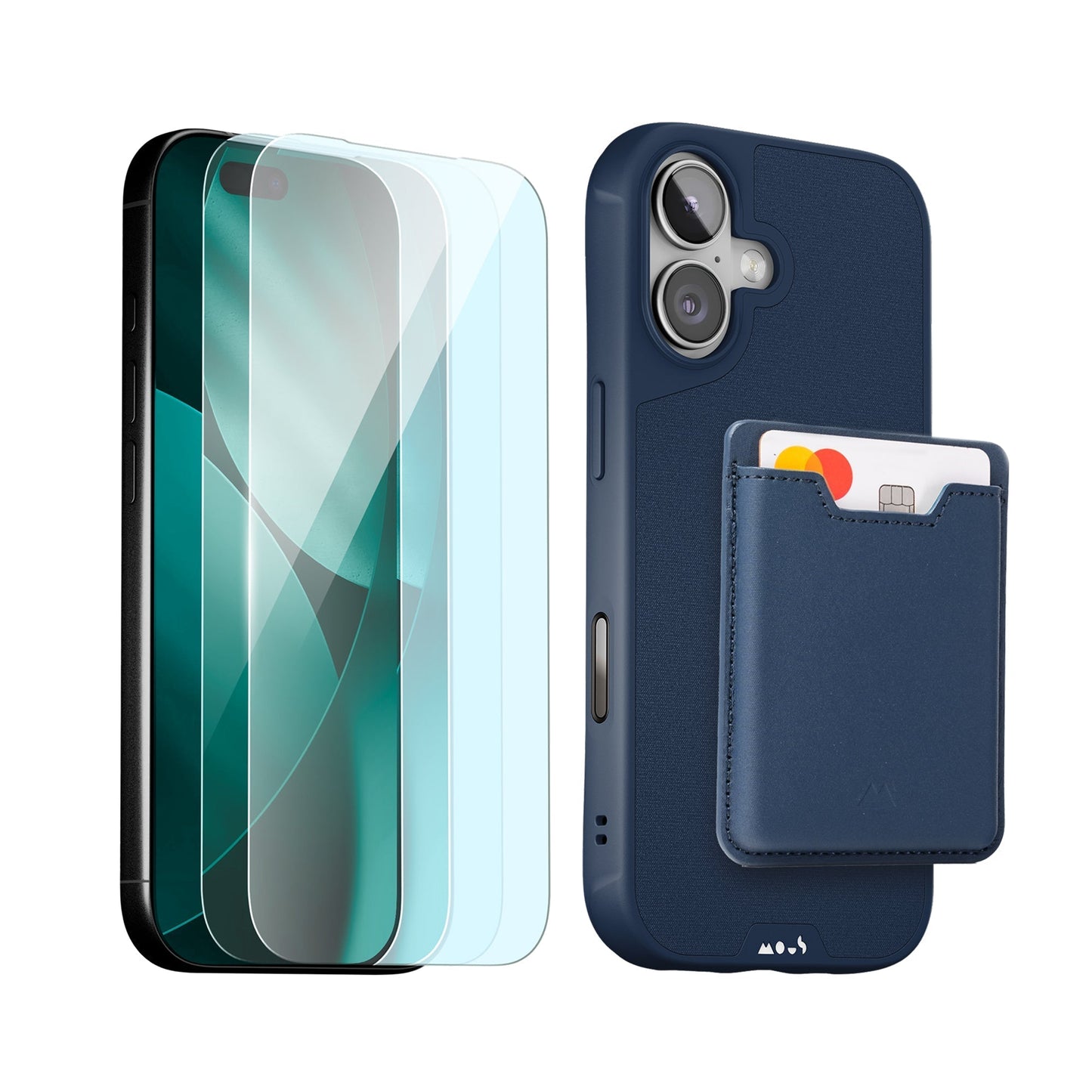 Marine Protective Case, Screen Protector and Card Wallet - Apple Starter Kit