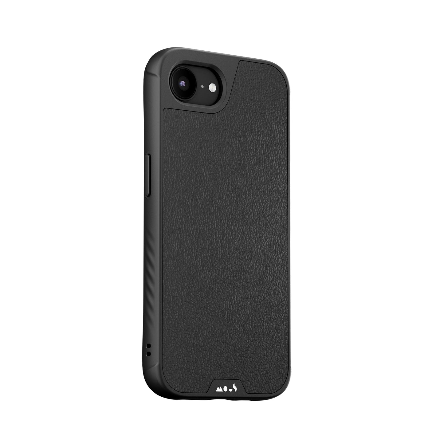 Black Leather Protective Phone Case - Limitless